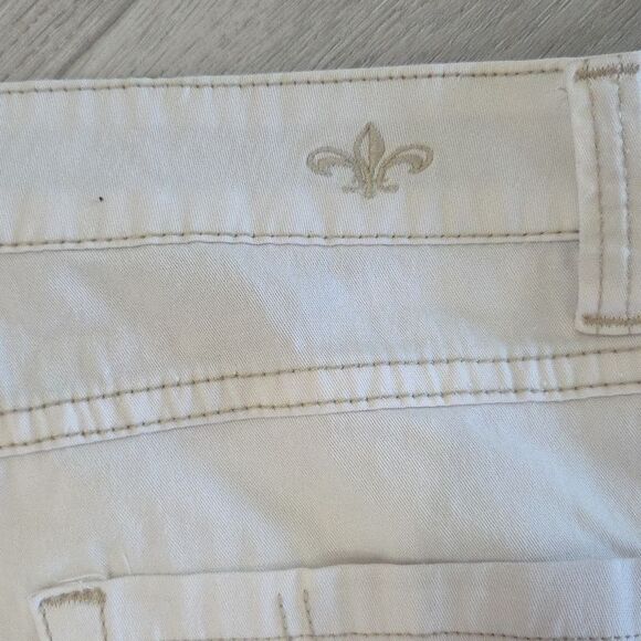 Patsy AMO Emilia 61 White Denim Jeans, Size33/32 - Picture 7 of 8